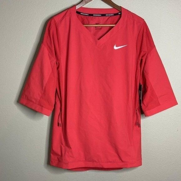 Nike 897383 657 Hot Baseball Jacket Short Sleeve Mens SZ XS - Picture 1 of 8